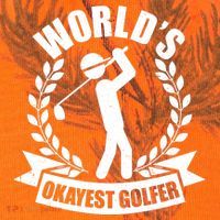 Funny Worlds Okayest Golfer Kati Licensed 12" Camo Cuffed Beanie thumb 2