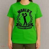 Funny Worlds Okayest Golfer T-Shirt thumb 4
