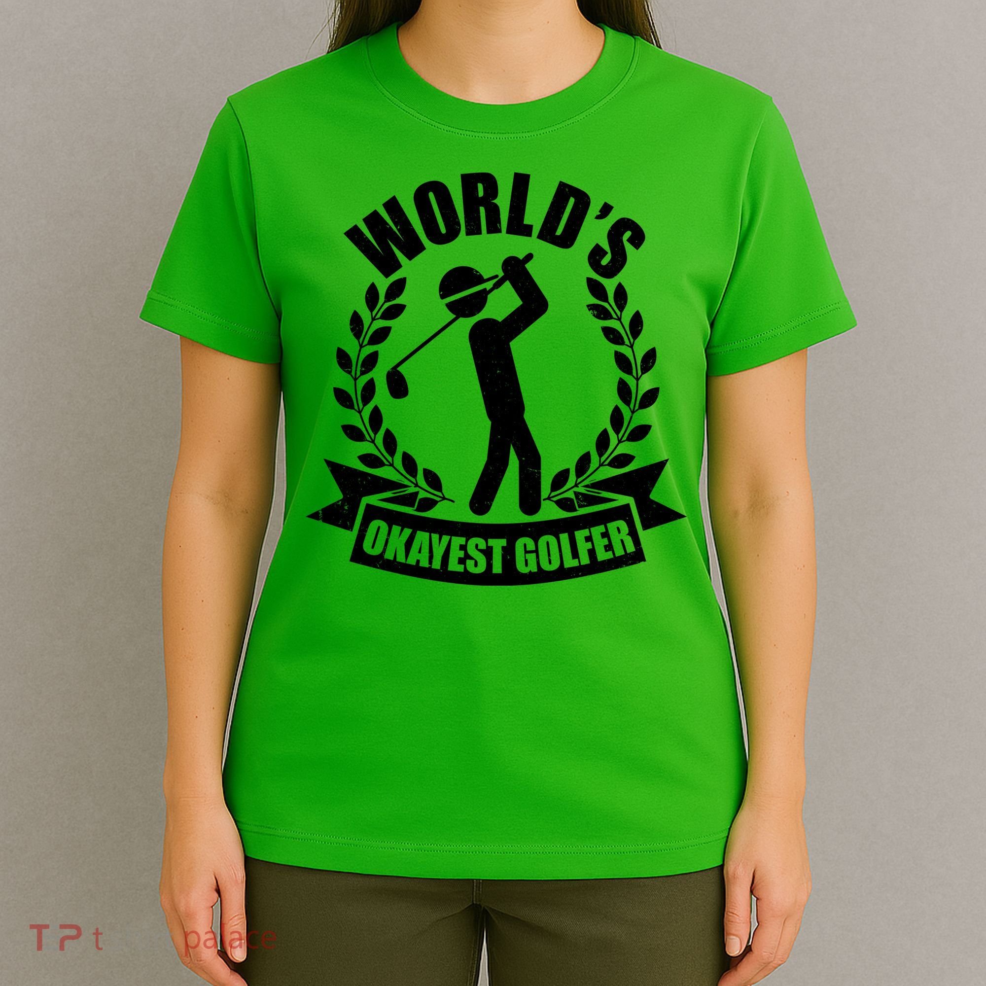 Funny Worlds Okayest Golfer T-Shirt
