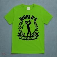 Funny Worlds Okayest Golfer T-Shirt thumb 5