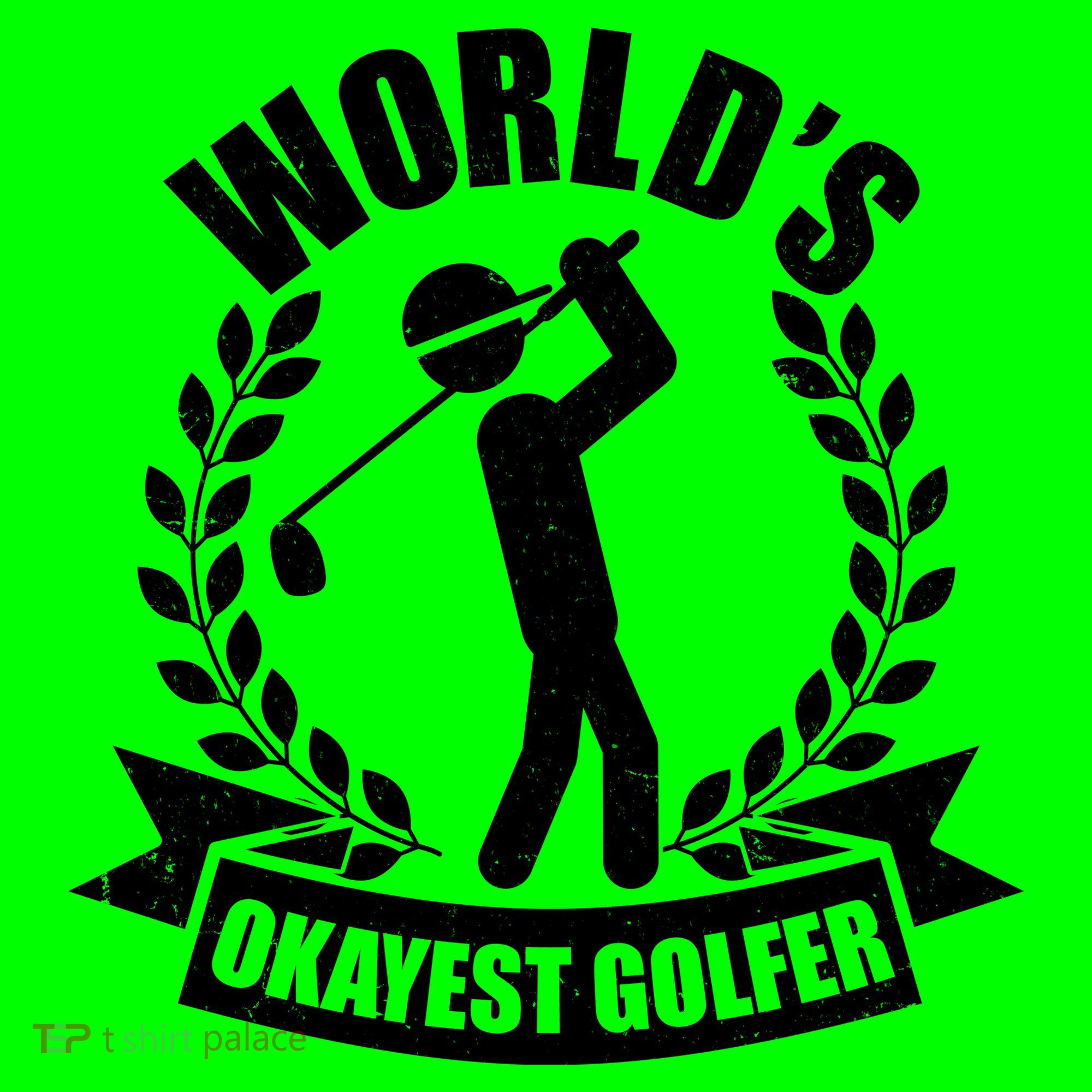 Funny Worlds Okayest Golfer Mousepad