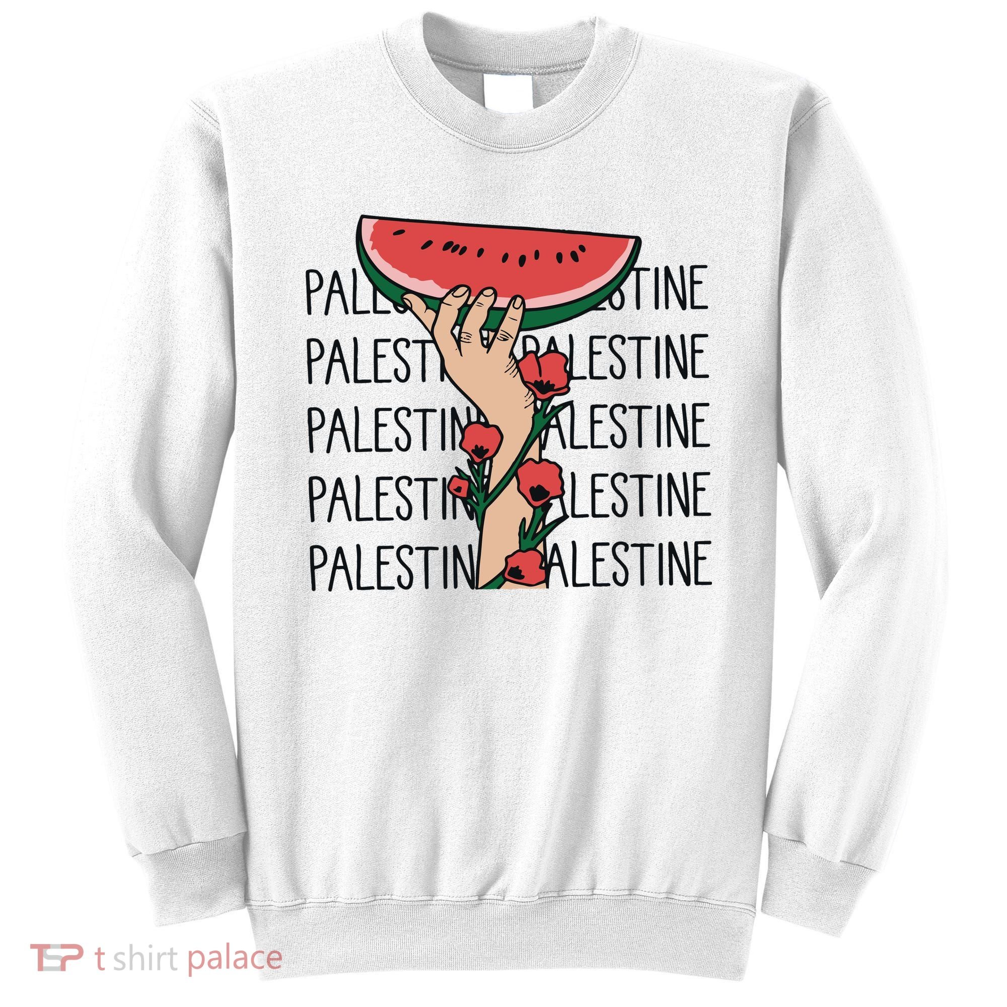 Floral Watermelon Palestine Watermelon Sweatshirt