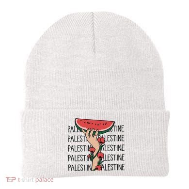 Floral Watermelon Palestine Watermelon Beanie