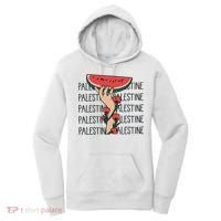 Floral Watermelon Palestine Watermelon Women's Hoodie thumb 0