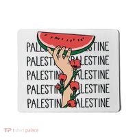 Floral Watermelon Palestine Watermelon Mousepad thumb 0