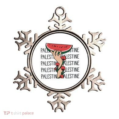 Floral Watermelon Palestine Watermelon Ornament