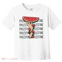 Floral Watermelon Palestine Watermelon Toddler T-Shirt thumb 0
