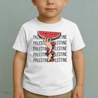 Floral Watermelon Palestine Watermelon Toddler T-Shirt thumb 2