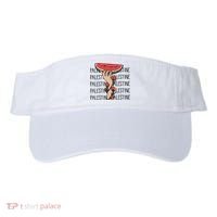 Floral Watermelon Palestine Watermelon Visor thumb 0