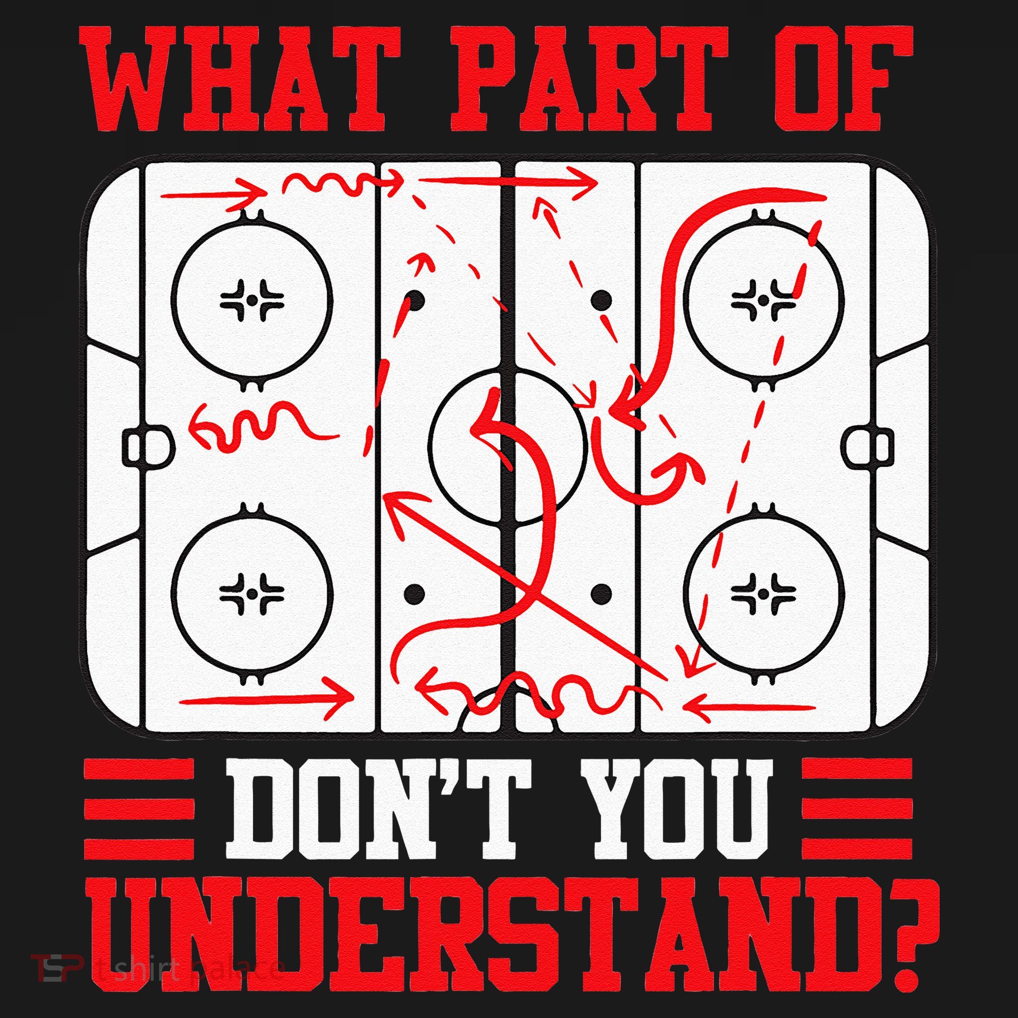 Funny What Part Of Hockey Dont You Understand Hockey Player Women's Tank Top