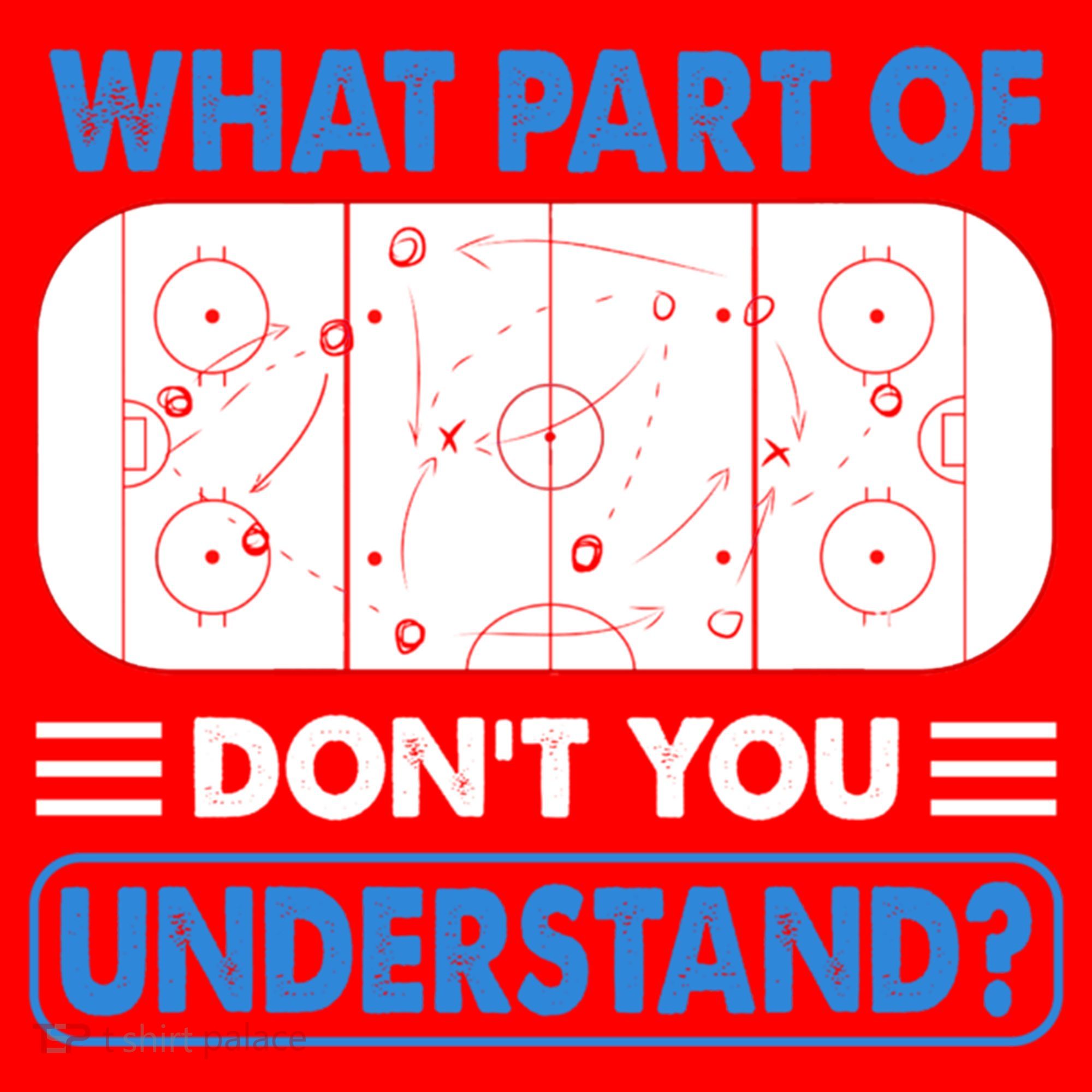 Funny What Part Of Hockey DonT You Understand Hockey Player Gift Santa Hat