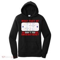 Funny What Part Of Hockey Dont You Understand Hockey Player Gift Women's Hoodie thumb 0