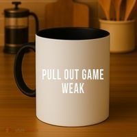Funny Weak Pullout Game Pull Out New Dad Father Fathers Day Coffee Mug thumb 4