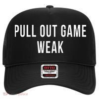 Funny Weak Pullout Game Pull Out New Dad Father Fathers Day Hat thumb 0