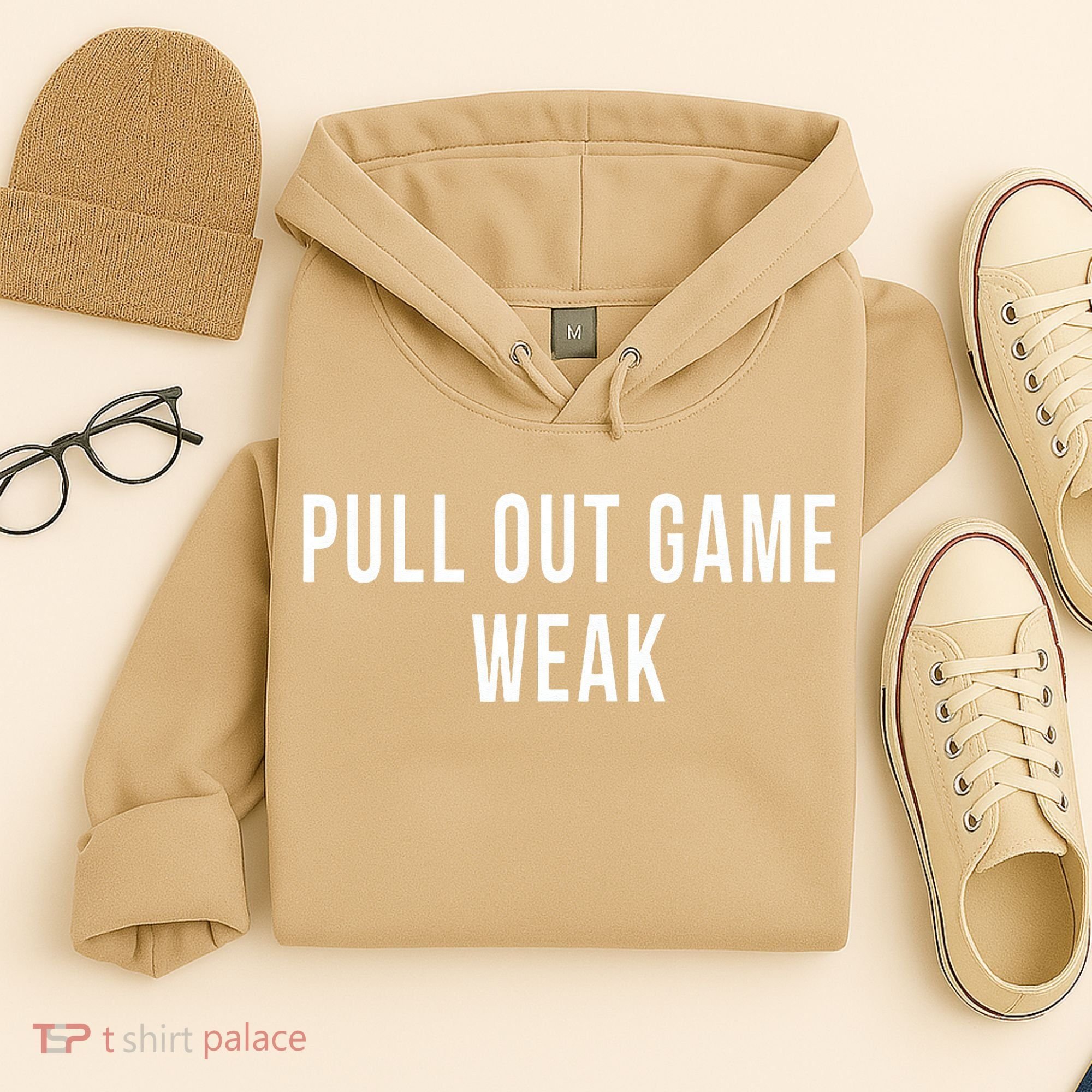 Funny Weak Pullout Game Pull Out New Dad Father Fathers Day Hoodie