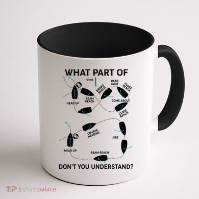 Funny What Part Of Don't You Understand Boating Expert Coffee Mug back