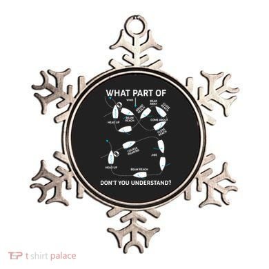 Funny What Part Of Don't You Understand Boating Expert Ornament