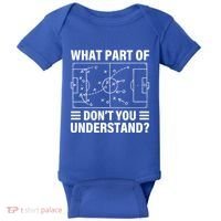 Funny What Part Of Soccer DonT You Understand Soccer Coach Gift Baby Bodysuit thumb 0