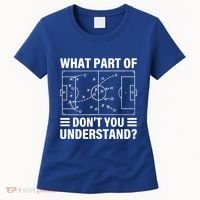 Funny What Part Of Soccer DonT You Understand Soccer Coach Gift Women's T-Shirt thumb 0