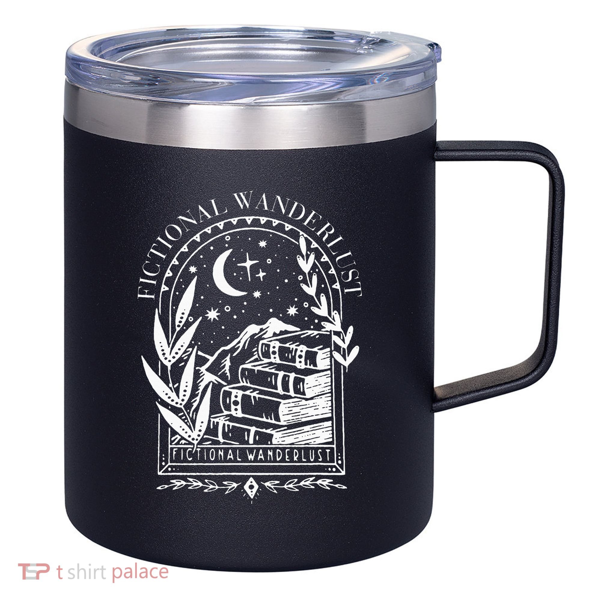 Fictional Wanderlust Poet Literary Mystical 12oz Stainless Steel Coffee Mug