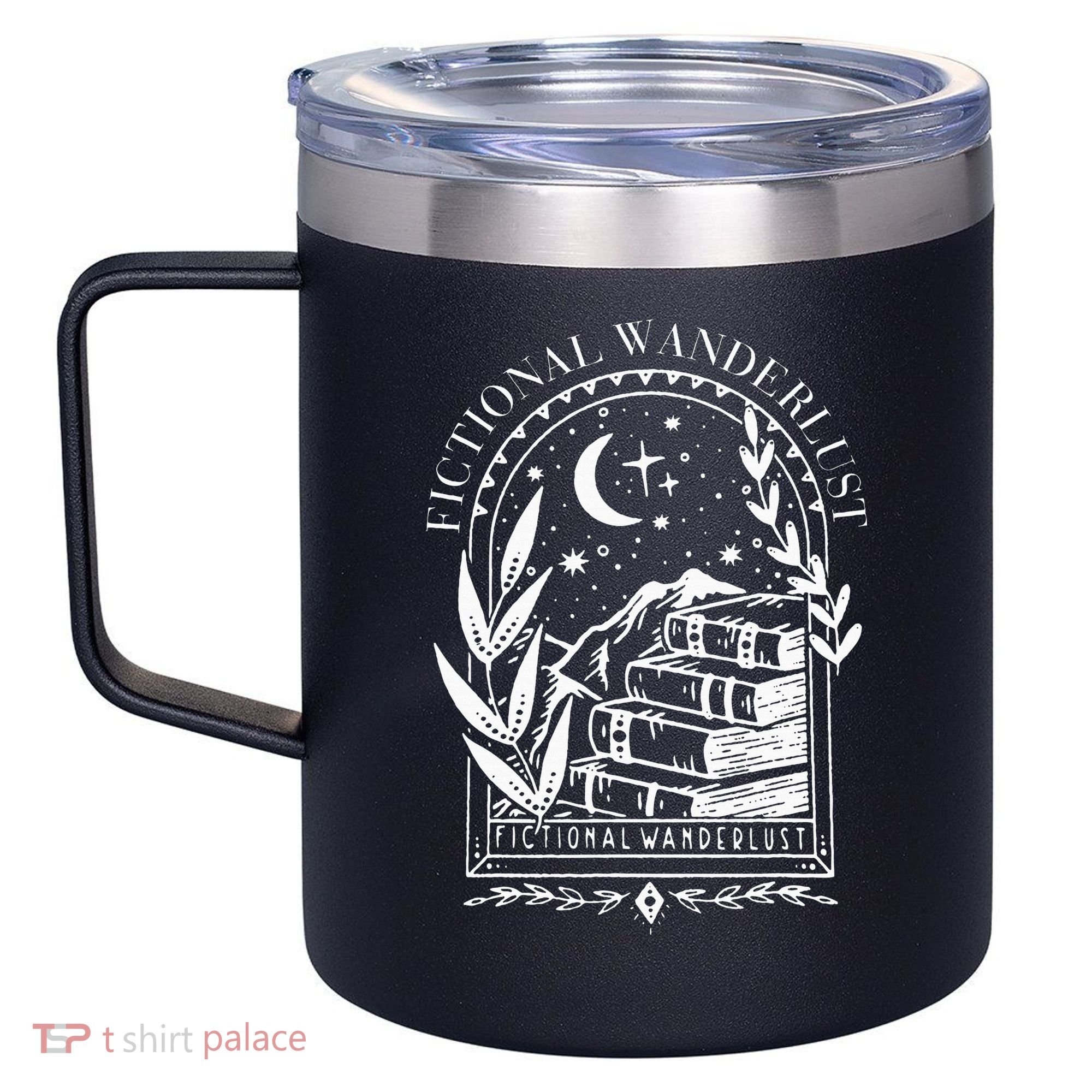 Fictional Wanderlust Poet Literary Mystical 12oz Stainless Steel Coffee Mug