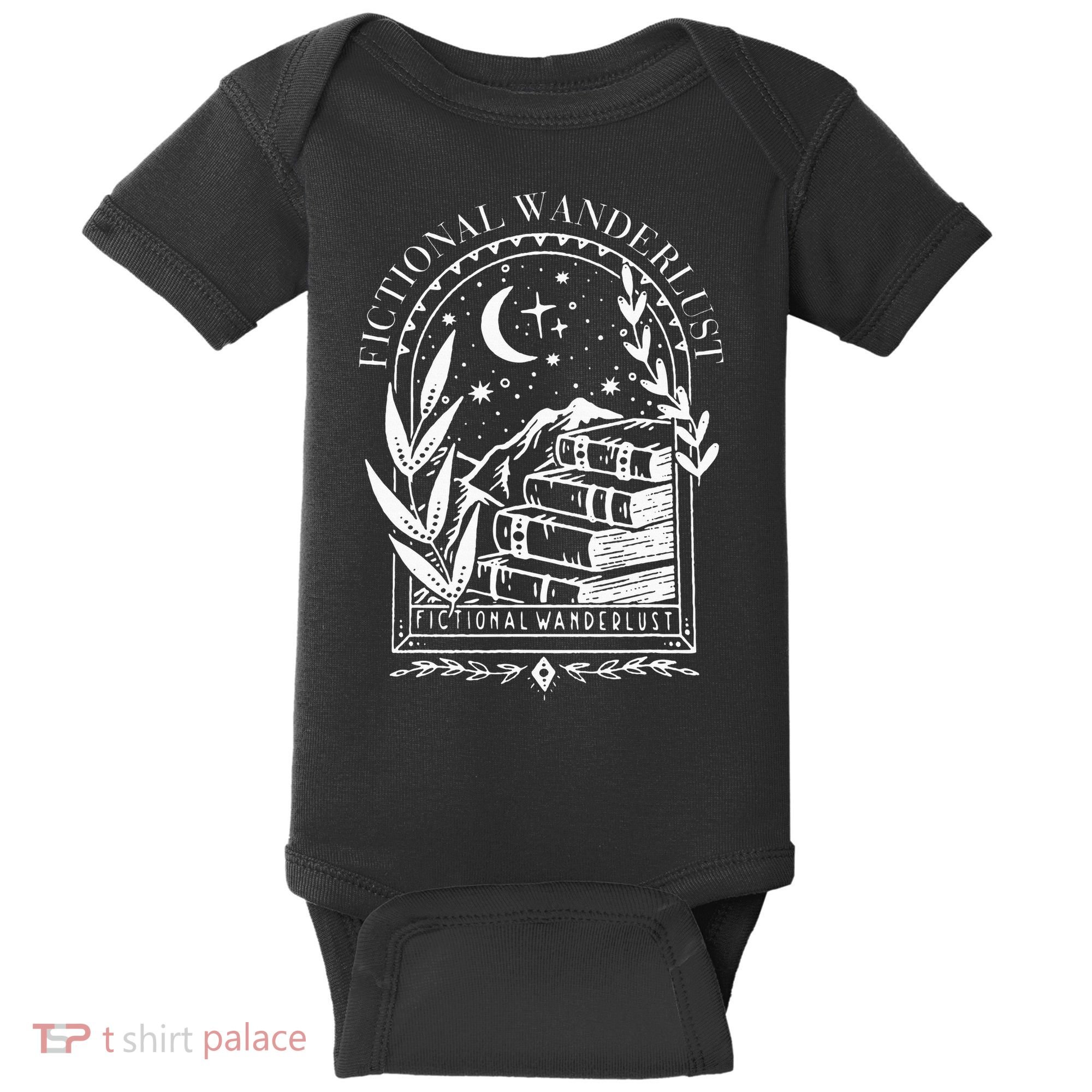 Fictional Wanderlust Poet Literary Mystical Baby Bodysuit
