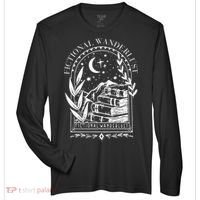 Fictional Wanderlust Poet Literary Mystical Zone Performance Long-Sleeve T-Shirt thumb 0