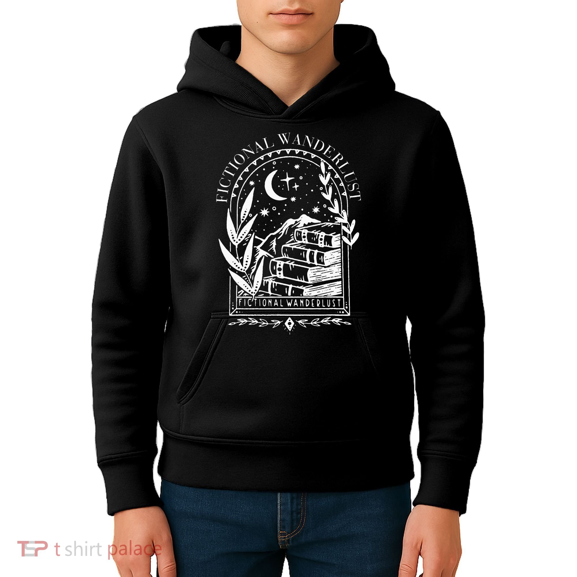 Fictional Wanderlust Poet Literary Mystical Kids Hoodie