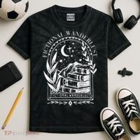 Fictional Wanderlust Poet Literary Mystical Kids Tie-Dye T-Shirt thumb 2