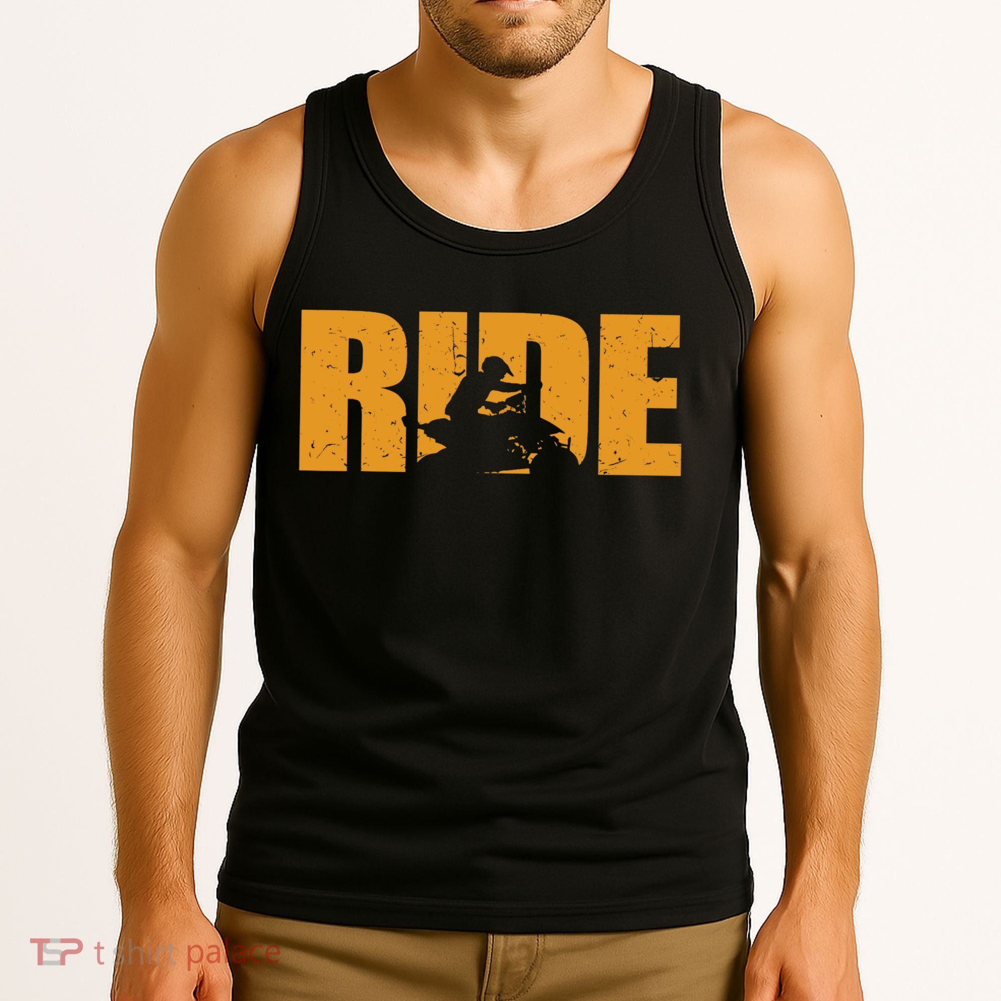 Four Wheeler Quad Funny ATV RIDE Quad Biker Tank Top