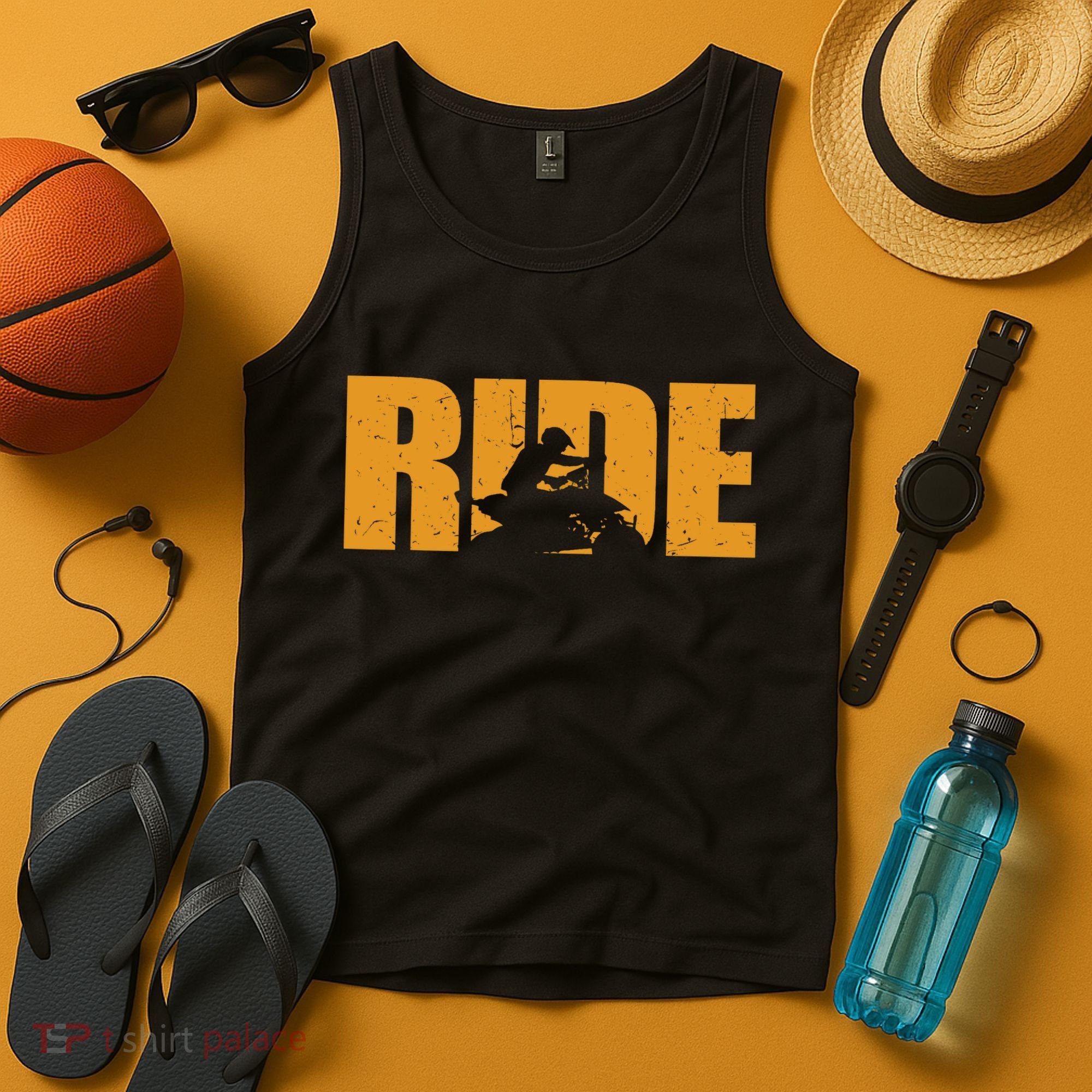 Four Wheeler Quad Funny ATV RIDE Quad Biker Tank Top
