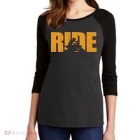 Four Wheeler Quad Funny ATV RIDE Quad Biker Women's Tri-Blend 3/4-Sleeve Raglan Shirt thumb 2