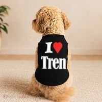 Funny Workout Quote, I Love Tren Design,Cool Bodybuilder Doggie Tank thumb 2