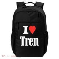Funny Workout Quote, I Love Tren Design,Cool Bodybuilder Backpack thumb 0