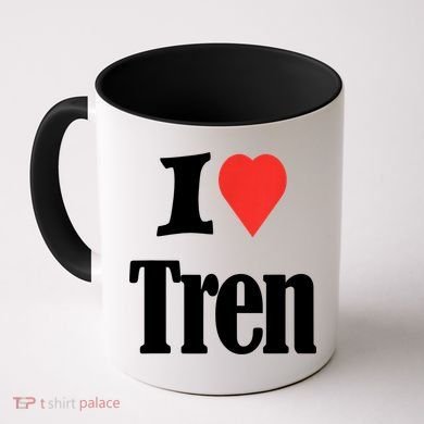 Funny Workout Quote, I Love Tren Design,Cool Bodybuilder Coffee Mug
