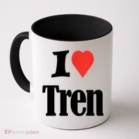 Funny Workout Quote, I Love Tren Design,Cool Bodybuilder Coffee Mug thumb 0
