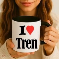 Funny Workout Quote, I Love Tren Design,Cool Bodybuilder Coffee Mug thumb 3