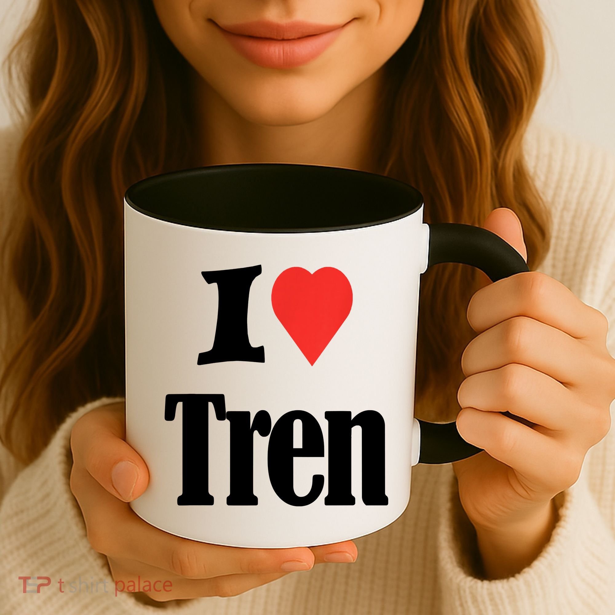 Funny Workout Quote, I Love Tren Design,Cool Bodybuilder Coffee Mug