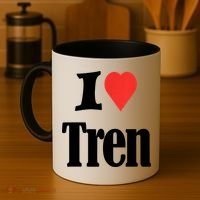 Funny Workout Quote, I Love Tren Design,Cool Bodybuilder Coffee Mug thumb 4