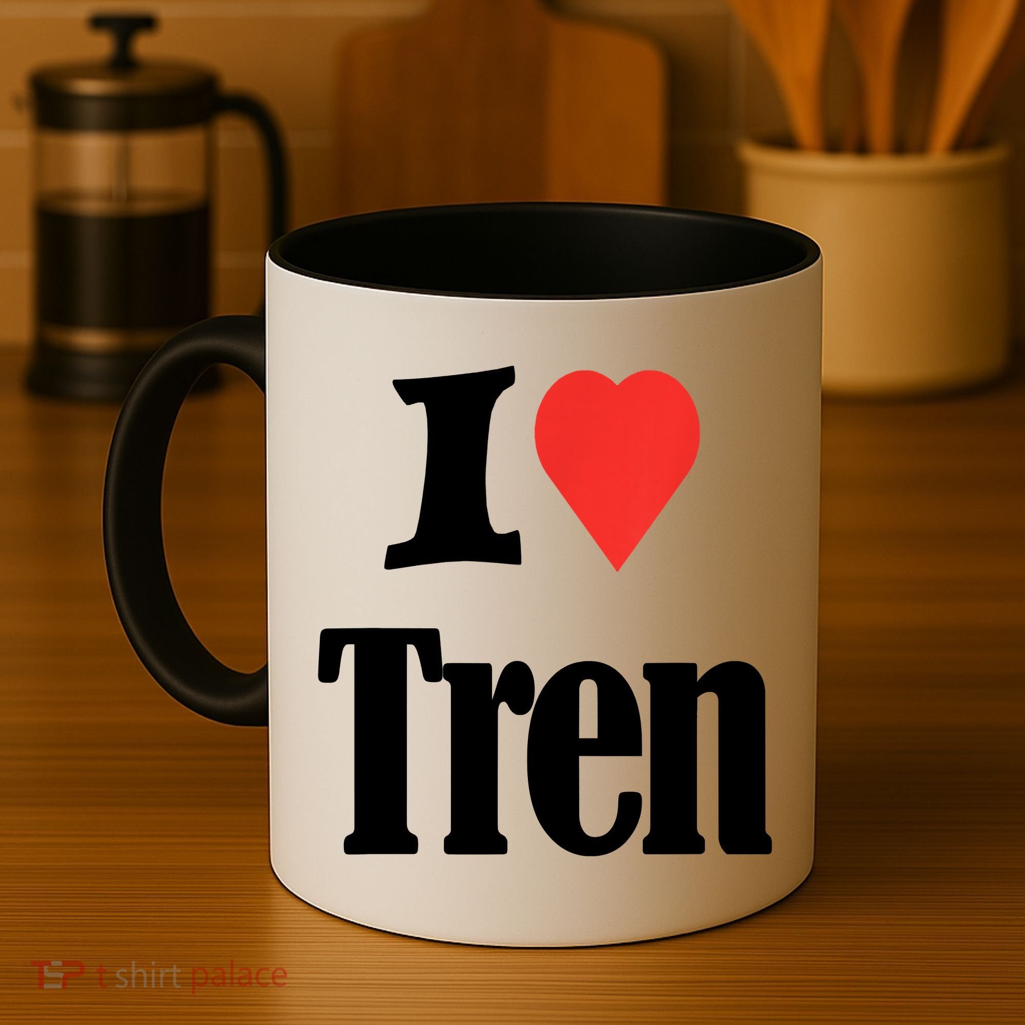 Funny Workout Quote, I Love Tren Design,Cool Bodybuilder Coffee Mug
