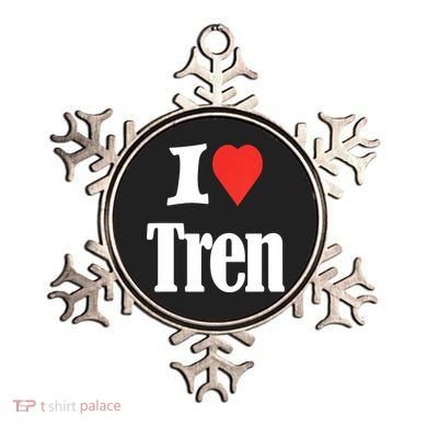 Funny Workout Quote, I Love Tren Design,Cool Bodybuilder Ornament