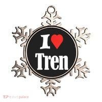 Funny Workout Quote, I Love Tren Design,Cool Bodybuilder Ornament thumb 0