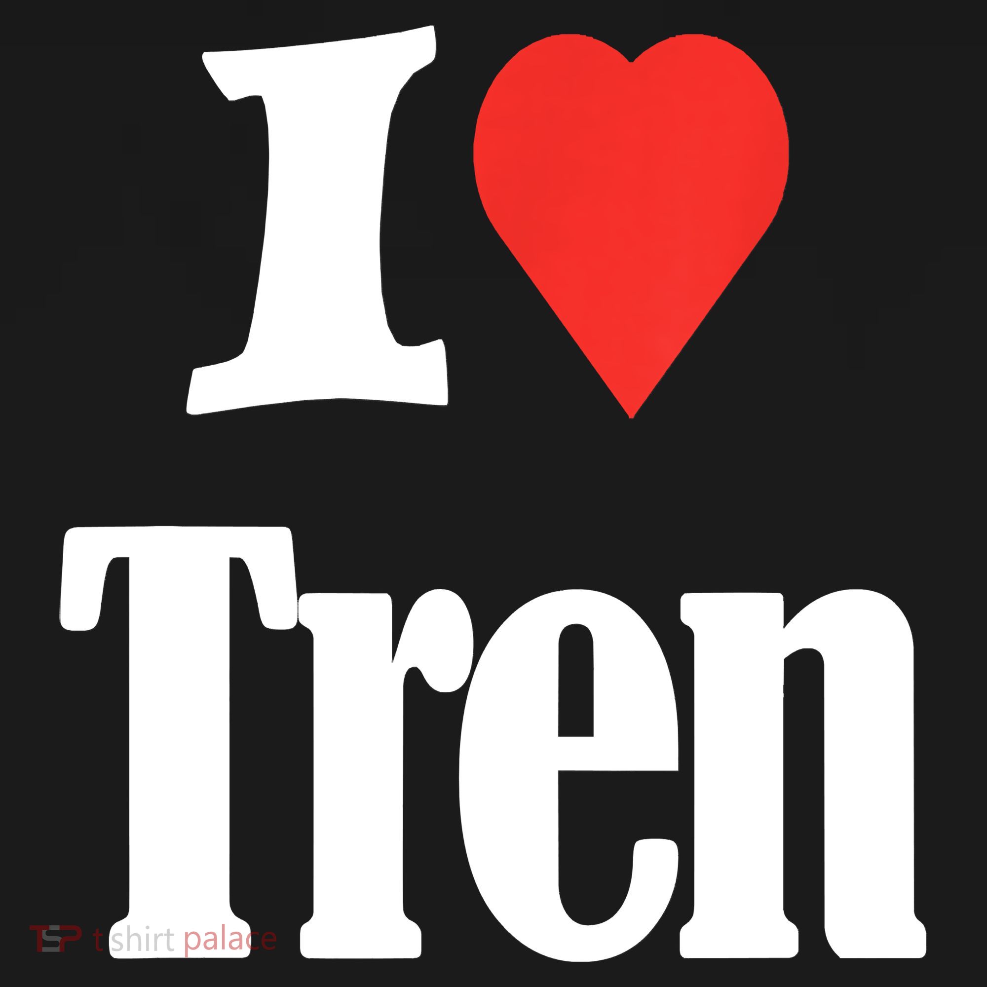 Funny Workout Quote, I Love Tren Design,Cool Bodybuilder Ornament