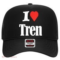 Funny Workout Quote, I Love Tren Design,Cool Bodybuilder Hat thumb 0