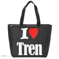 Funny Workout Quote, I Love Tren Design,Cool Bodybuilder Tote Bag thumb 0