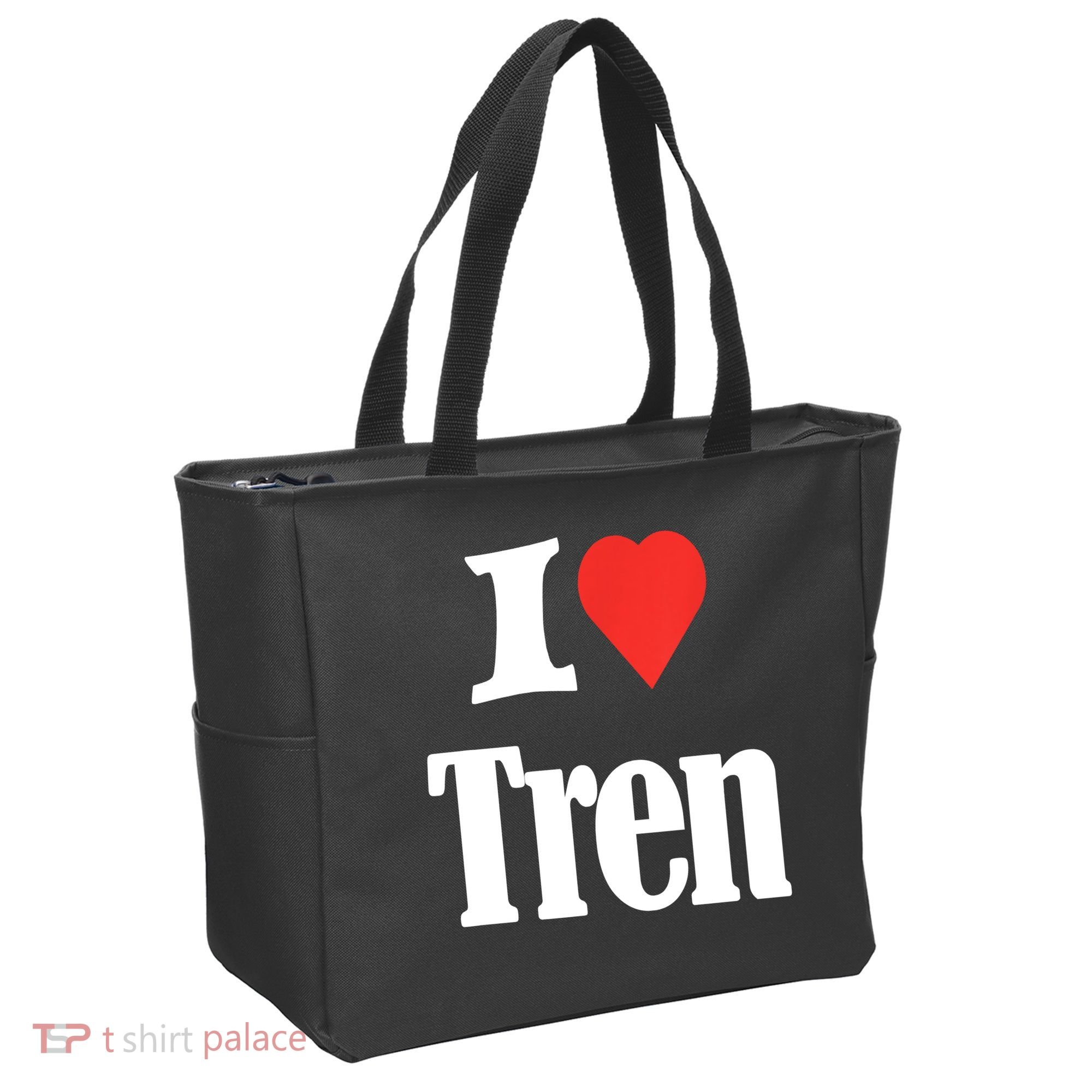 Funny Workout Quote, I Love Tren Design,Cool Bodybuilder Tote Bag