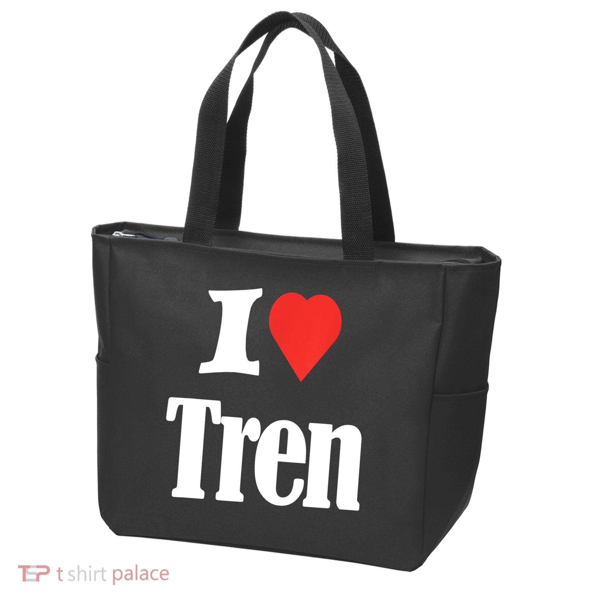 Funny Workout Quote, I Love Tren Design,Cool Bodybuilder Tote Bag