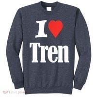 Funny Workout Quote, I Love Tren Design,Cool Bodybuilder Sweatshirt thumb 0
