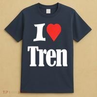 Funny Workout Quote, I Love Tren Design,Cool Bodybuilder T-Shirt thumb 4