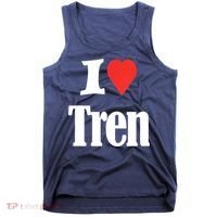 Funny Workout Quote, I Love Tren Design,Cool Bodybuilder Tank Top thumb 0